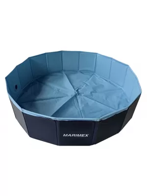 Skládací bazén pro psy - O 160 cm modrý