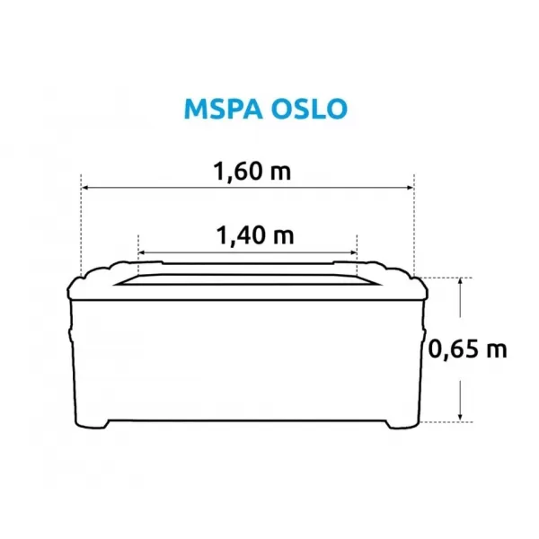  Vířivý bazén MSPA OSLO F-OS063W 
