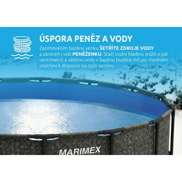  Bazén Marimex Florida 3,05x0,76 m bez příslušenství - motiv RATAN 
