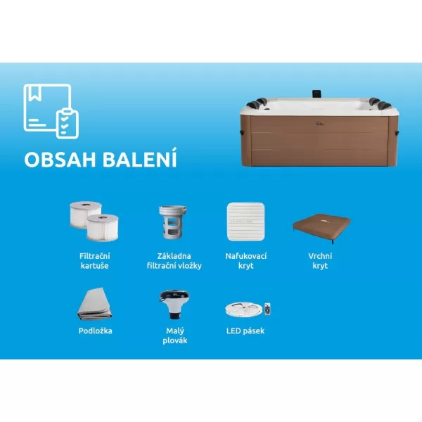  Bazén vířivý MSPA OSLO AMBER F-AM063W 